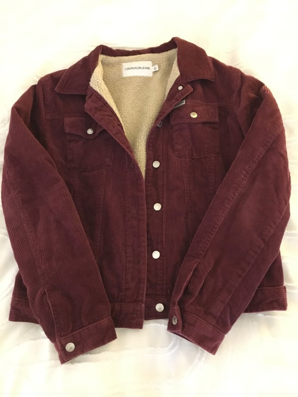 Calvin Klein Cabernet Corduroy Jacket